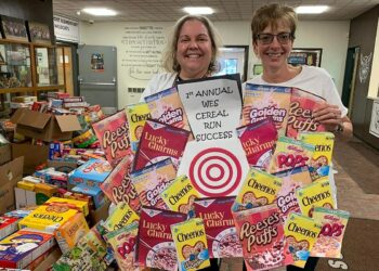 Westport Schools Donate Over 1,300 Cereal Boxes to Food Pantry